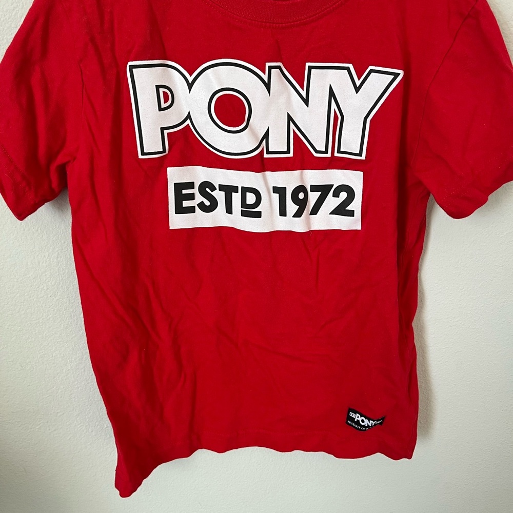 PONY Classic Red Kids Tee